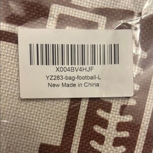 Football Pattern Bag